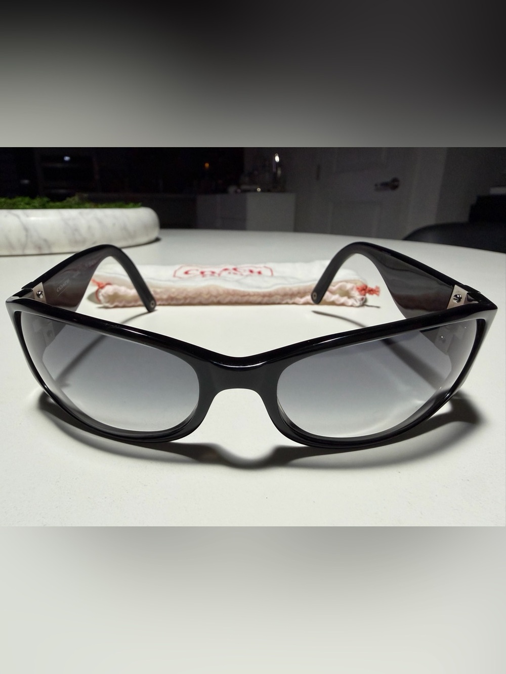 Authc. Coach Abigale S431 Blk featuring Iconic Signature "C” pattern Sunglasses
